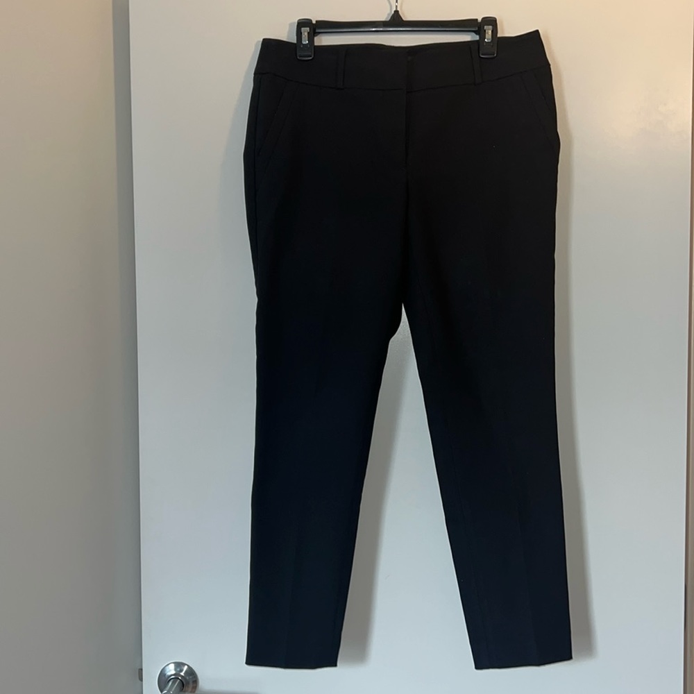 Black Loft Straight leg Work Pants